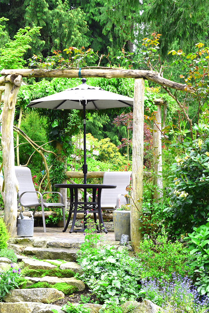 View of patio and garden